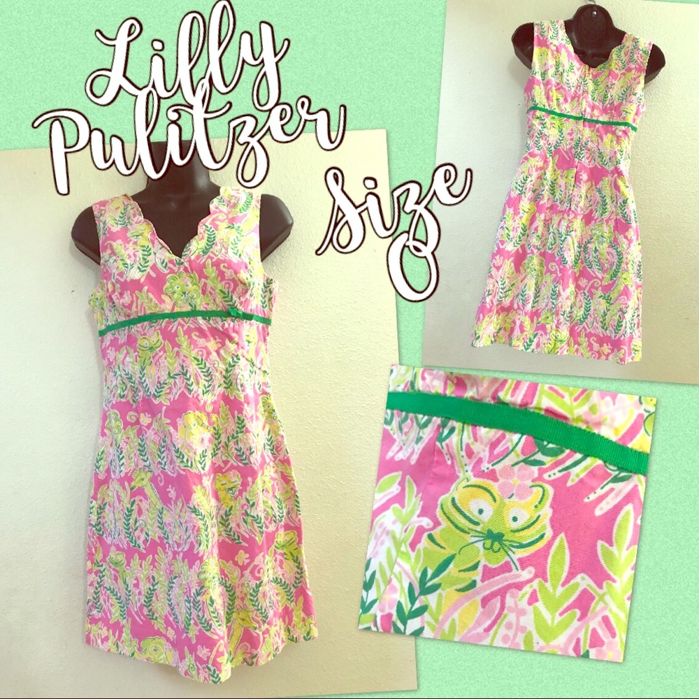 LILLY PULITZER Millionaires Row Dress Sz 0
